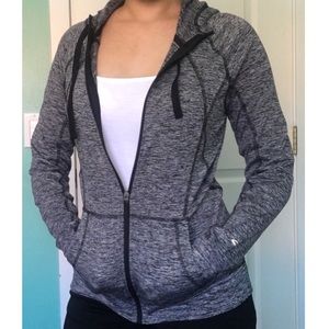 Gray/Black Champion Athletic Sweater